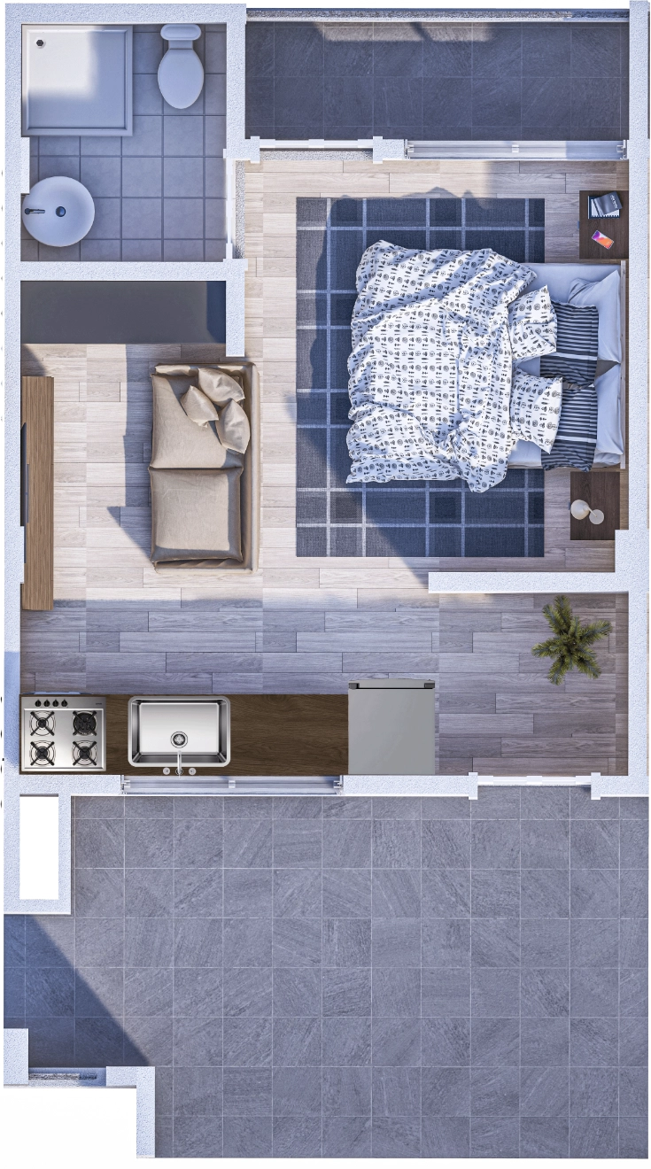 Studio Floorplan